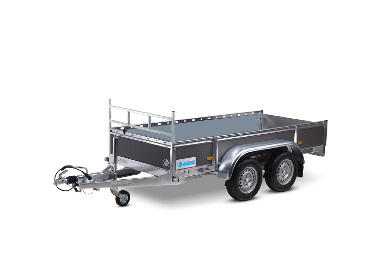 Tieflader mit Plane | 300x150x180 cm. - 1300 KG | Tandem